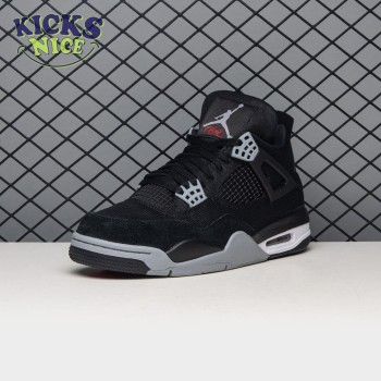 Air Jordan 4 Retro SE Black Canvas DH7138-006 Size 40-47.5
