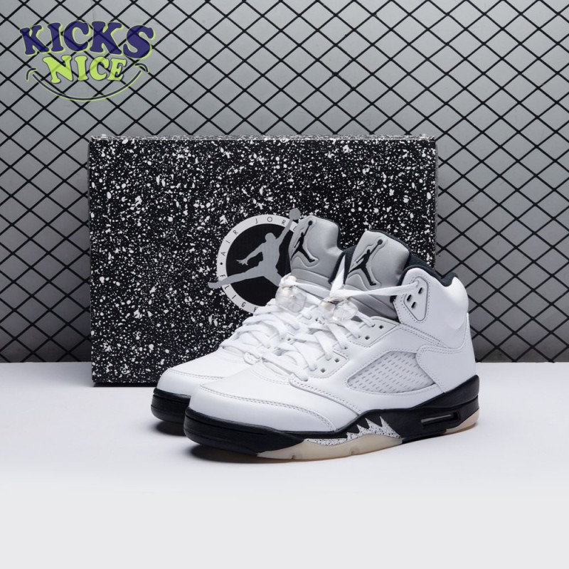 Air Jordan 5 White and Black DD0587 110 Size 40-47.5 Air Jordan 5 White and Black DD0587 110 Size 40-47.5