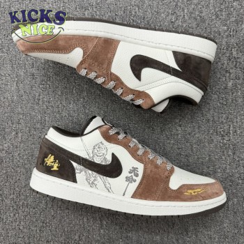 Black Myth Wukong Air Jordan 1 Low DC2024-034 Unisex Size