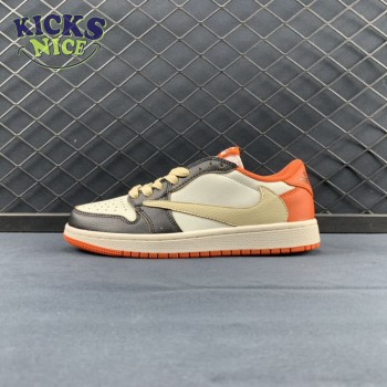 Fragment x Travis Scott x Air Jordan 1 Low DM7866-312 Size 36-46