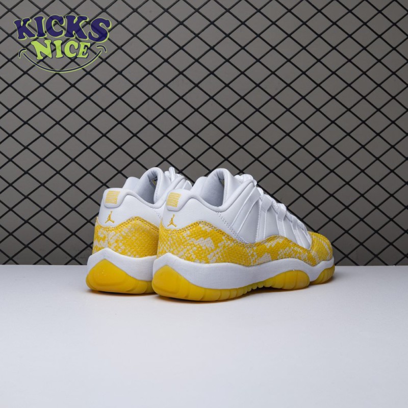 Jordan 11 Retro Low Tour Yellow Snakeskin (Women's) AH7860-107 Size 36-40