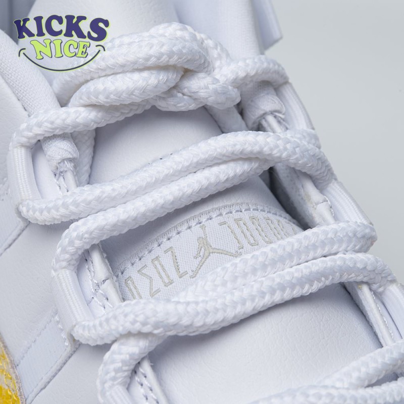 Jordan 11 Retro Low Tour Yellow Snakeskin (Women's) AH7860-107 Size 36-40