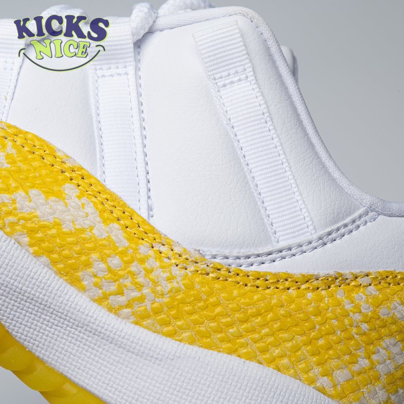 Jordan 11 Retro Low Tour Yellow Snakeskin (Women's) AH7860-107 Size 36-40