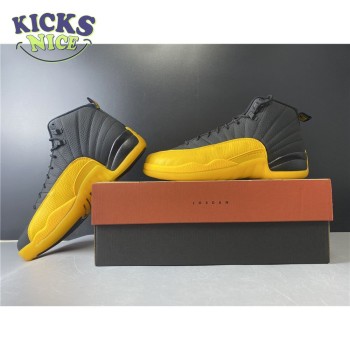 Jordan 12 Retro Black University Gold 130690-070 Size 40-48.5