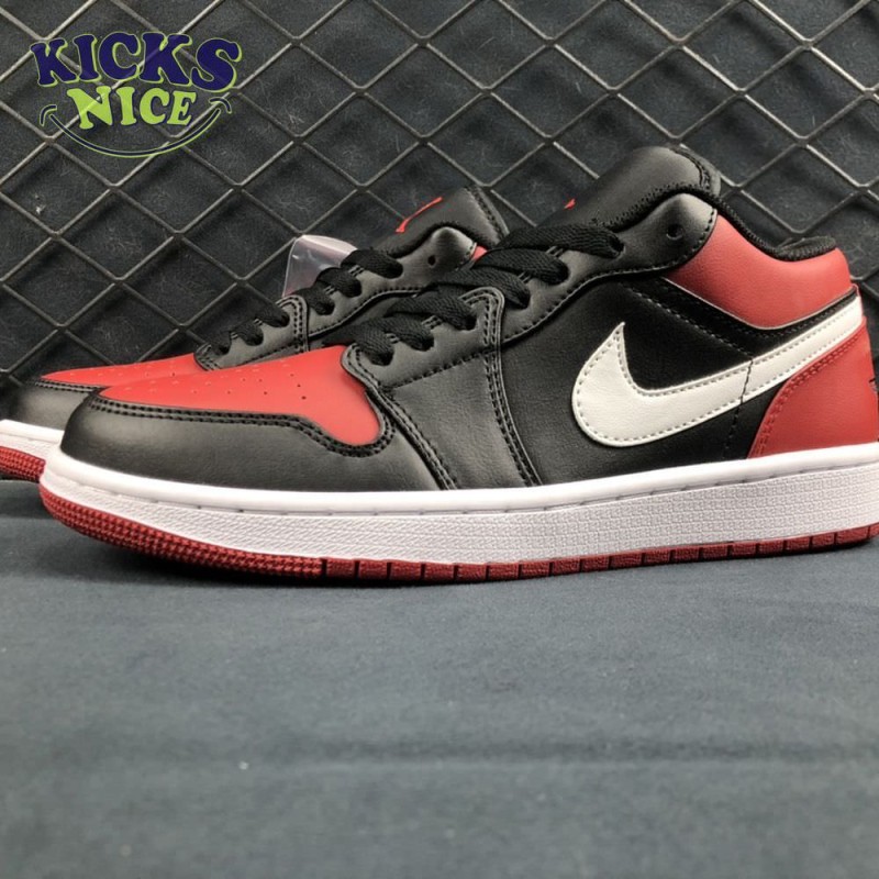 Jordan 1 Low Alternate Bred Toe 553558-066 Size 36-47.5 Jordan 1 Low Alternate Bred Toe 553558-066 Size 36-47.5