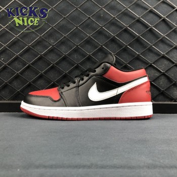 Jordan 1 Low Alternate Bred Toe 553558-066 Size 36-47.5 Jordan 1 Low Alternate Bred Toe 553558-066 Size 36-47.5