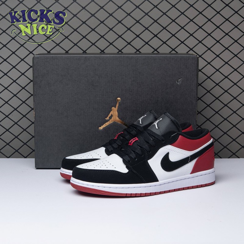Jordan 1 Low Black Toe 553558-116 Size 36-47.5 Jordan 1 Low Black Toe 553558-116 Size 36-47.5