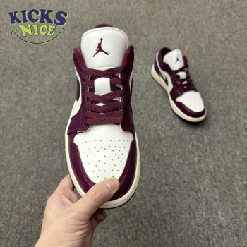 Jordan 1 Low Bordeaux DC0774-161 Unisex Size Jordan 1 Low Bordeaux DC0774-161 Unisex Size