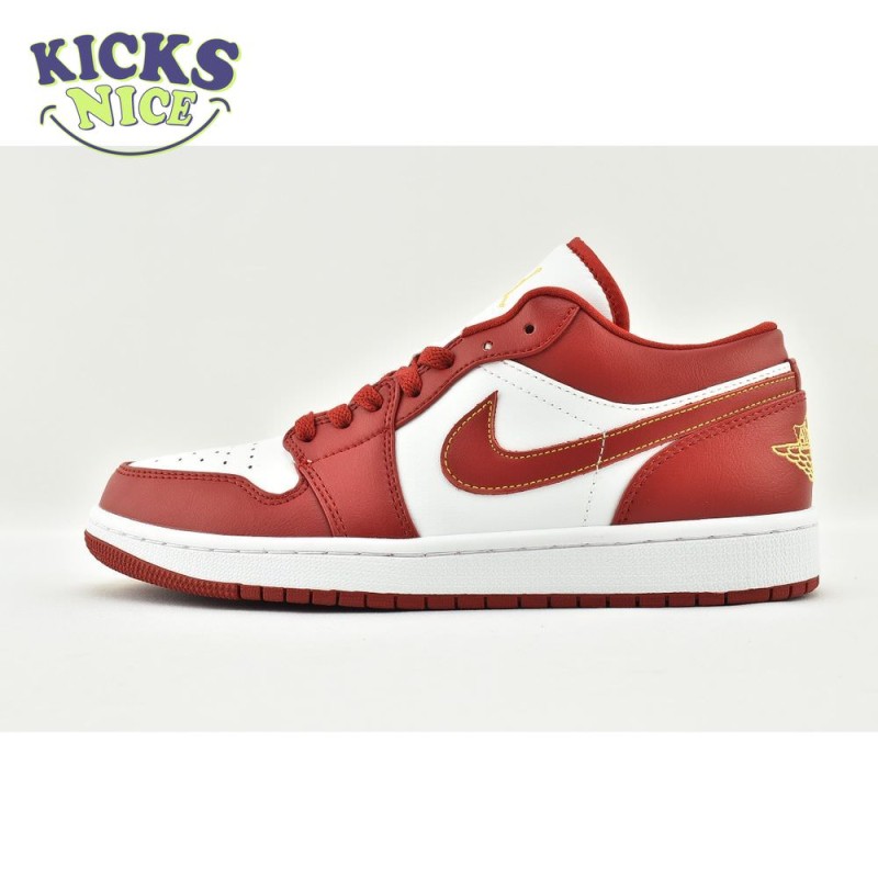 Jordan 1 Low Cardinal Red 553558-607 Unisex Size Jordan 1 Low Cardinal Red 553558-607 Unisex Size