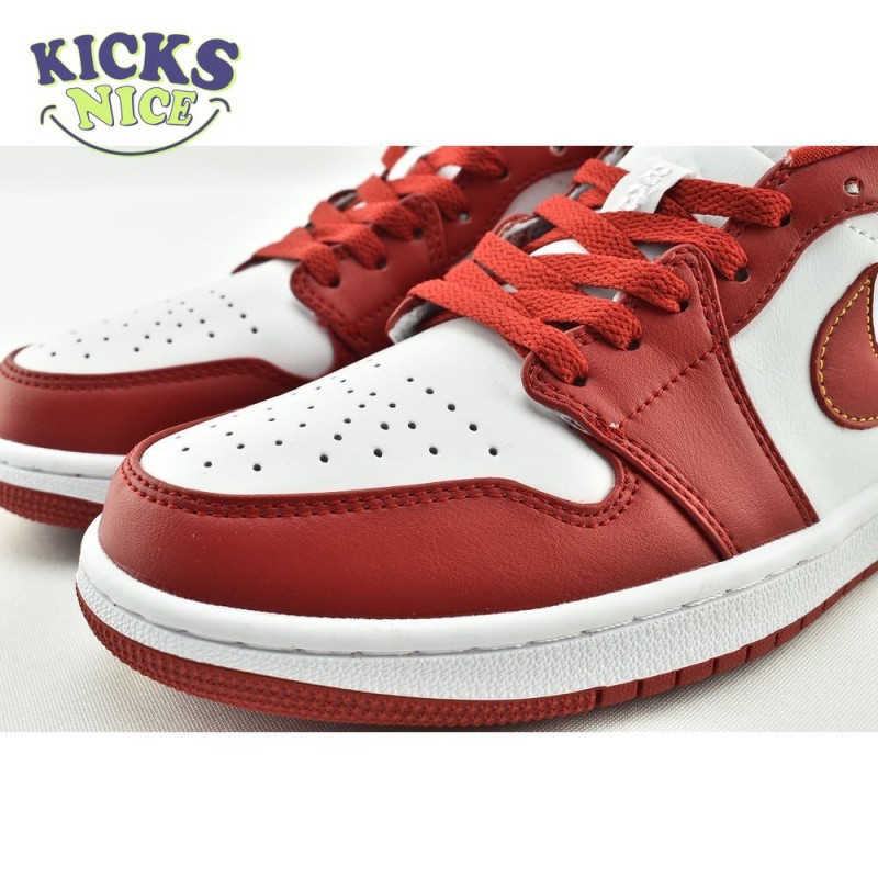 Jordan 1 Low Cardinal Red 553558-607 Unisex Size Jordan 1 Low Cardinal Red 553558-607 Unisex Size