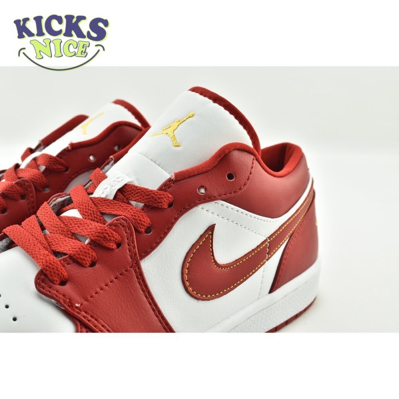 Jordan 1 Low Cardinal Red 553558-607 Unisex Size Jordan 1 Low Cardinal Red 553558-607 Unisex Size
