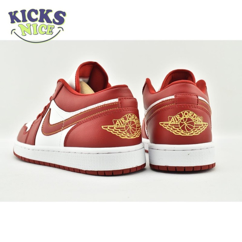 Jordan 1 Low Cardinal Red 553558-607 Unisex Size Jordan 1 Low Cardinal Red 553558-607 Unisex Size