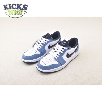 Jordan 1 Low Golf White Aegean Storm DD9315-115 Unisex Size