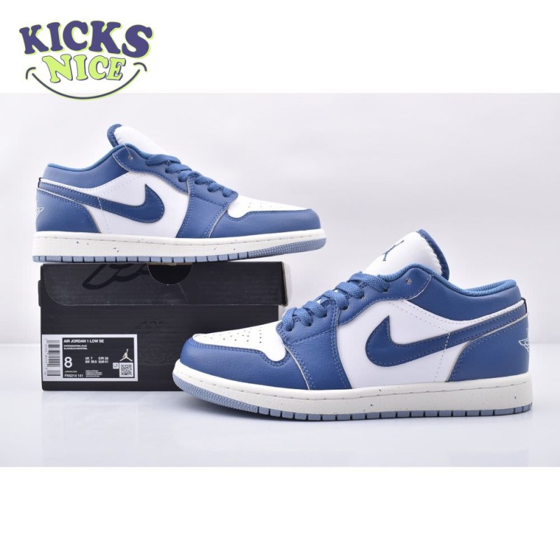 Jordan 1 Low Industrial Blue FN5214-141 Unisex Size Jordan 1 Low Industrial Blue FN5214-141 Unisex Size