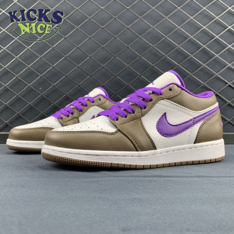 Jordan 1 Low Purple Mocha 553558-215 Size 36-47.5 Jordan 1 Low Purple Mocha 553558-215 Size 36-47.5