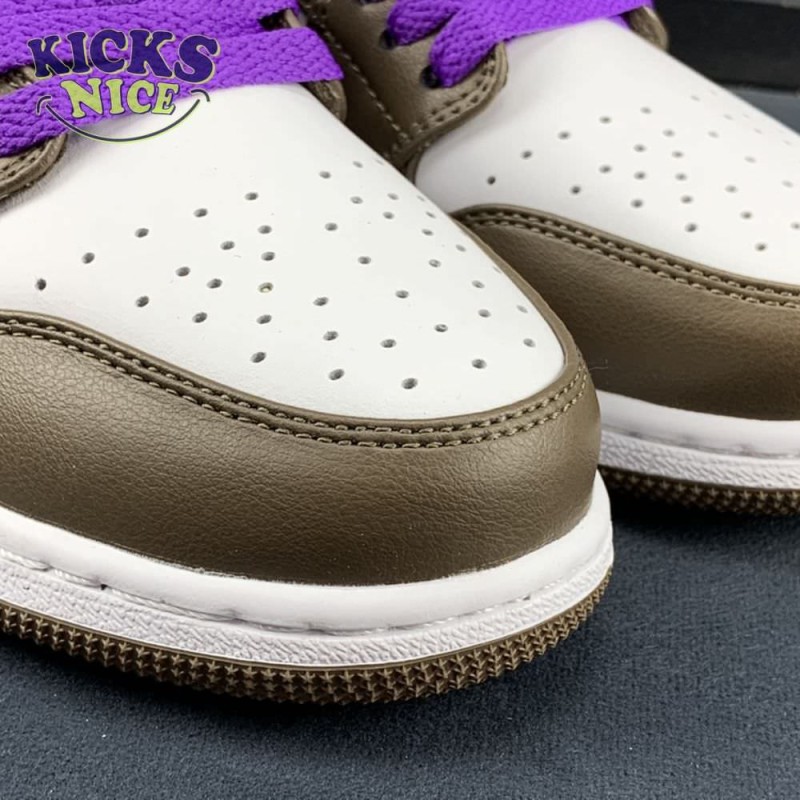 Jordan 1 Low Purple Mocha 553558-215 Size 36-47.5 Jordan 1 Low Purple Mocha 553558-215 Size 36-47.5