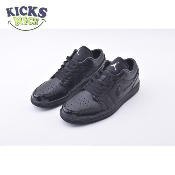 Jordan 1 Low SE Patent Elephant Black HJ7743-010 Unisex Size Jordan 1 Low SE Patent Elephant Black HJ7743-010 Unisex Size