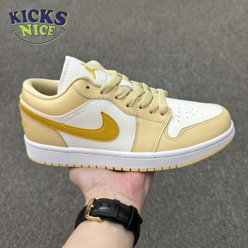 Jordan 1 Low Sail Yellow Ochre DC0774-170 Unisex Size Jordan 1 Low Sail Yellow Ochre DC0774-170 Unisex Size
