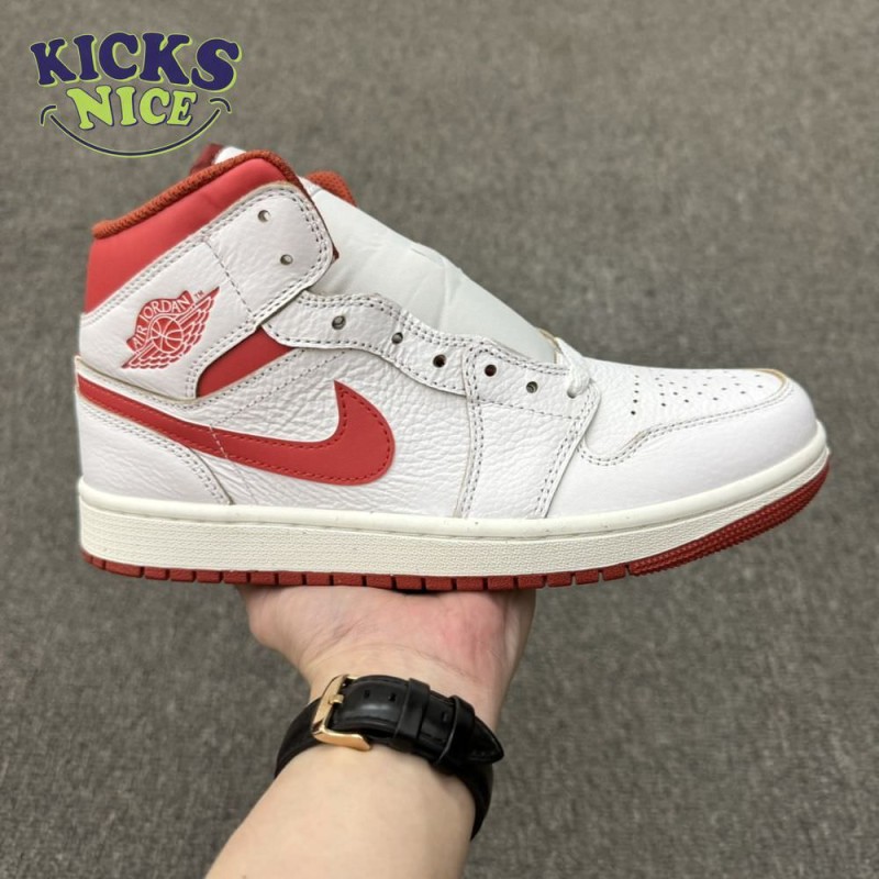 Jordan 1 Mid SE Dune Red FJ3458-160 Men Size Jordan 1 Mid SE Dune Red FJ3458-160 Men Size