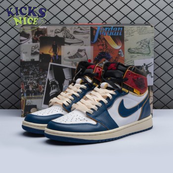 Jordan 1 Retro High Union Los Angeles Blue Toe Size 40-47.5