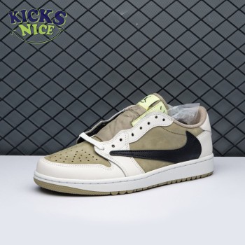 Jordan 1 Retro Low Golf Travis Scott Neutral Olive FZ3124-200 Size 36-47.5 Jordan 1 Retro Low Golf Travis Scott Neutral Olive FZ3124-200 Size 36-47.5