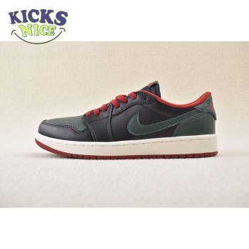 Jordan 1 Retro Low OG Gorge Green Varsity Red CZ0775-036 Unisex Size