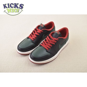 Jordan 1 Retro Low OG Gorge Green Varsity Red CZ0775-036 Unisex Size