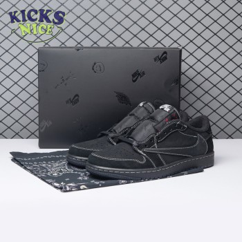 Jordan 1 Retro Low OG SP Travis Scott Black Phantom Size 36-48.5