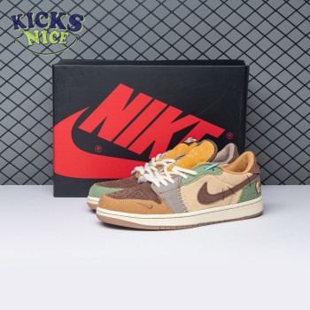 Jordan 1 Retro Low OG Zion Williamson Voodoo DZ7292-200 Size 36-46