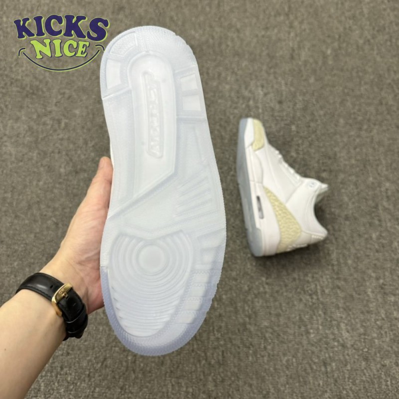 Jordan 3 Retro Pure White 136064-111 Unisex Size Jordan 3 Retro Pure White 136064-111 Unisex Size