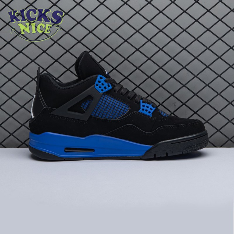 Jordan 4 Retro Black Blue Size 40-47.5 Jordan 4 Retro Black Blue Size 40-47.5