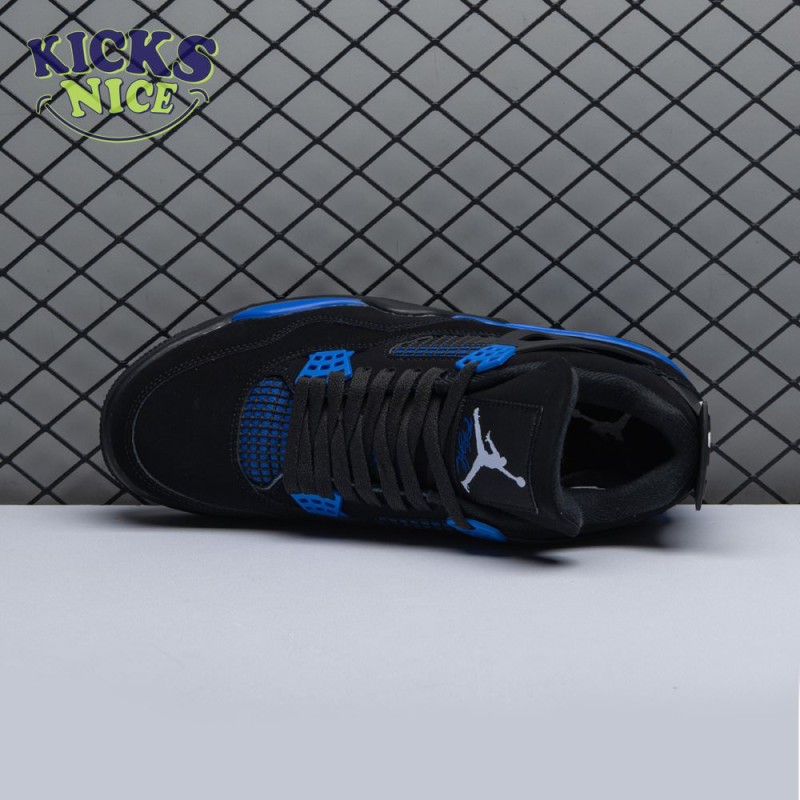 Jordan 4 Retro Black Blue Size 40-47.5 Jordan 4 Retro Black Blue Size 40-47.5