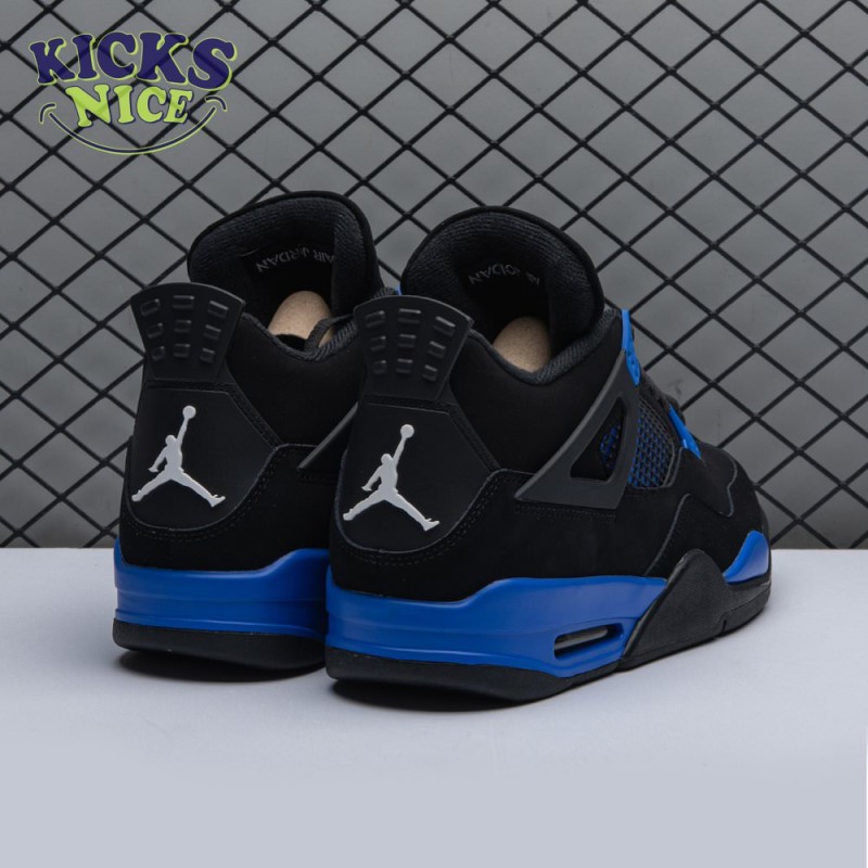 Jordan 4 Retro Black Blue Size 40-47.5 Jordan 4 Retro Black Blue Size 40-47.5