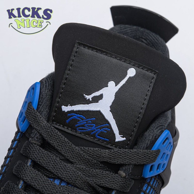 Jordan 4 Retro Black Blue Size 40-47.5 Jordan 4 Retro Black Blue Size 40-47.5