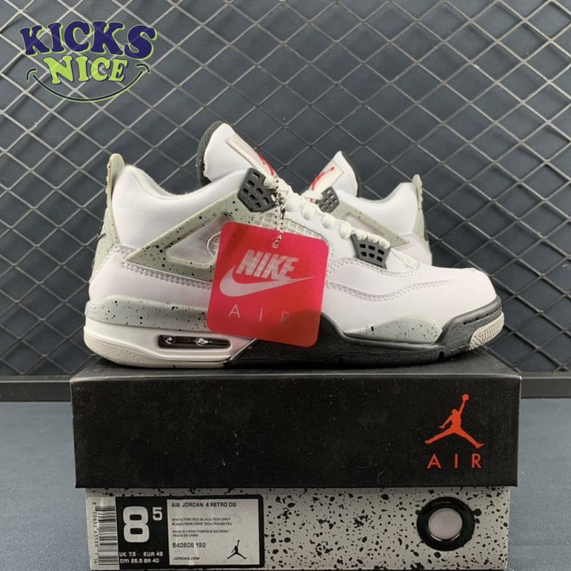 Jordan 4 Retro White Cement 840606-192 Size 36-47.5 Jordan 4 Retro White Cement 840606-192 Size 36-47.5