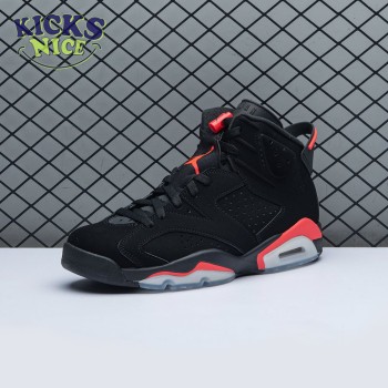 Jordan 6 Retro Black 'Infrared' 384664 060 Size 40-47.5