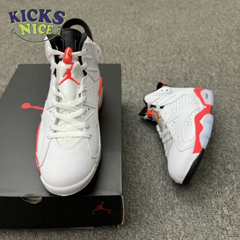 Jordan 6 Retro Infrared White 384664-123 Jordan 6 Retro Infrared White 384664-123