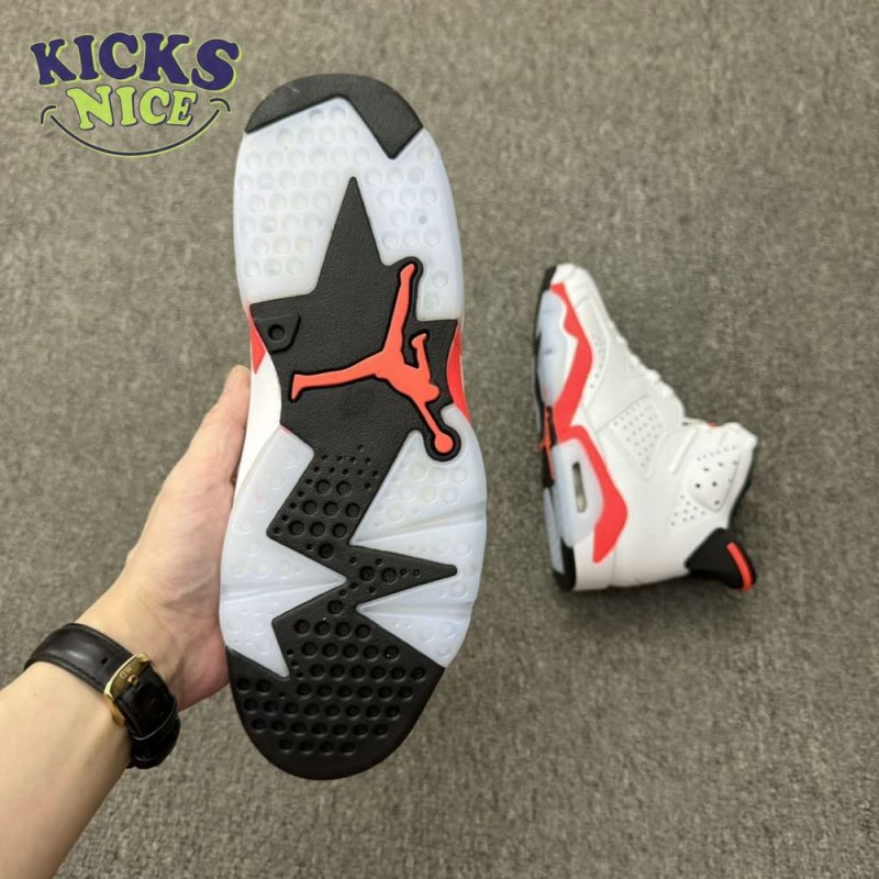 Jordan 6 Retro Infrared White 384664-123 Jordan 6 Retro Infrared White 384664-123