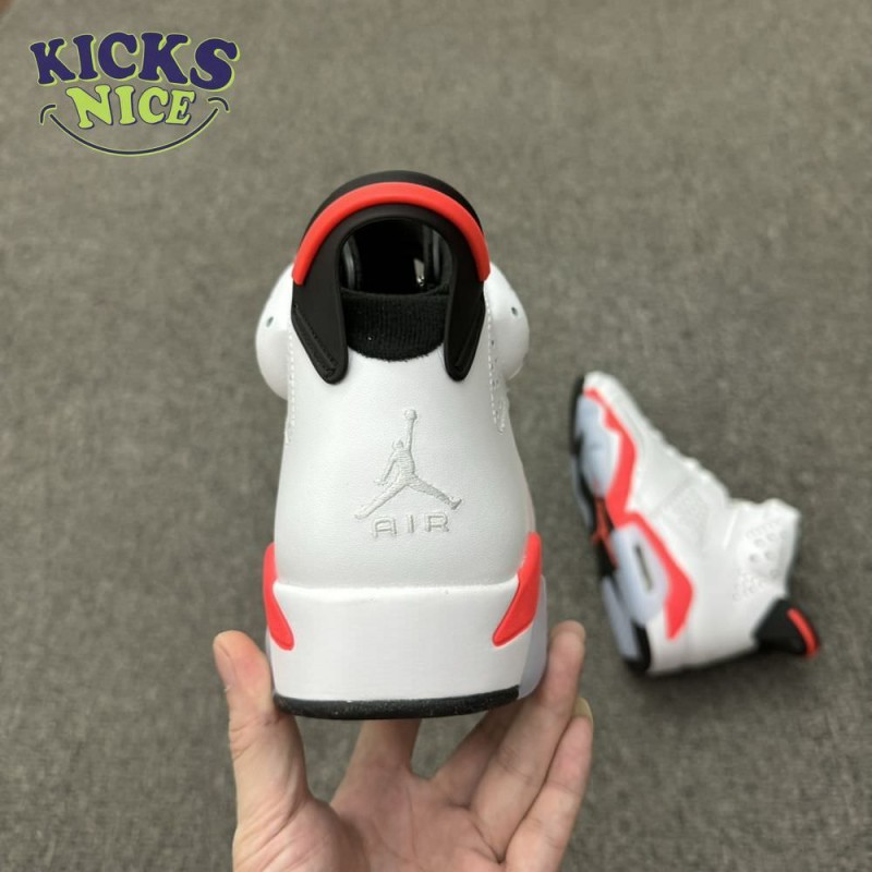 Jordan 6 Retro Infrared White 384664-123 Jordan 6 Retro Infrared White 384664-123