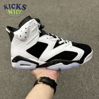 Jordan 6 Retro Oreo 384664-101 Men Size