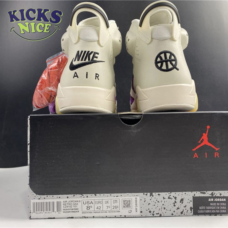 Jordan 6 Retro Quai 54 CZ4152-101 Jordan 6 Retro Quai 54 CZ4152-101
