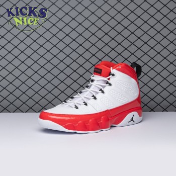 Jordan 9 Retro White Gym Red 302370-160 Size 40-47.5
