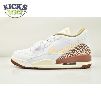 Jordan Legacy 312 Low White Archaeo Brown (Women's) FQ7827-100 Unisex Size