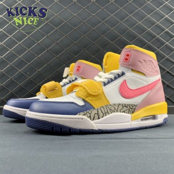 Jordan Legacy 312 White Coral Pink French Blue FD9909-161