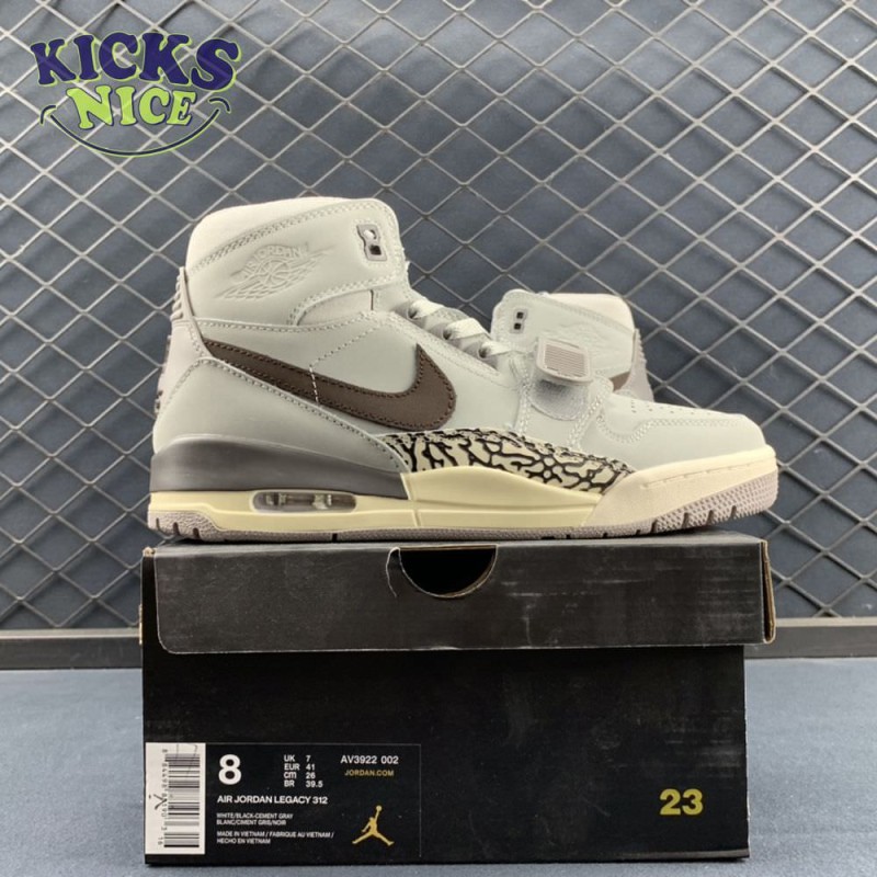 Jordan Legacy 312 Wolf Grey AV3922-002 Jordan Legacy 312 Wolf Grey AV3922-002