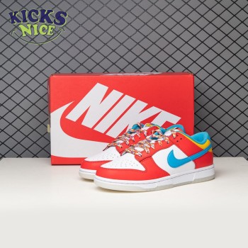 Nike Dunk Low QS LeBron James Fruity Pebbles DH8009-600 Size 36-47