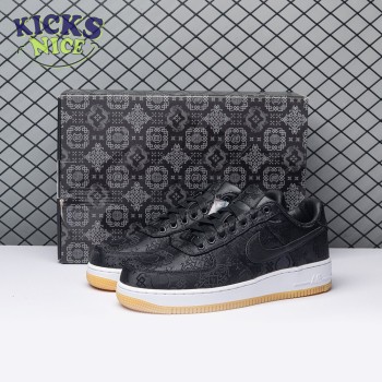 Nike Fragment X CLOT x Air Force 1 (Black) CZ3986-001 36-46