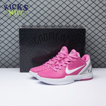 Nike Kobe 6 Kay Yow Think Pink 429659-601 Size 40-46