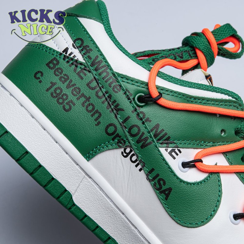 Off-White x Dunk Low 'Pine Green' Size 36-47.5 Off-White x Dunk Low 'Pine Green' Size 36-47.5