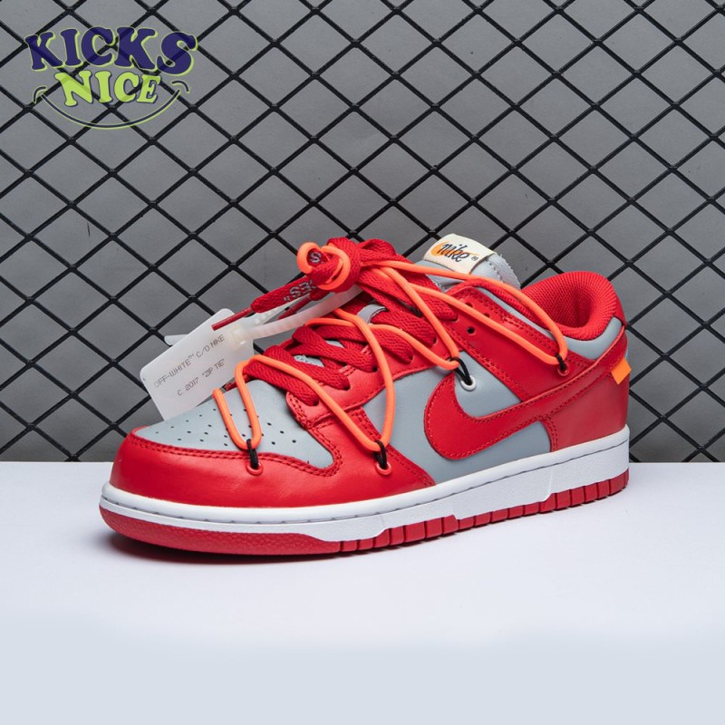 Off-White x Dunk Low 'University Red' Size 40-47.5 Off-White x Dunk Low 'University Red' Size 40-47.5